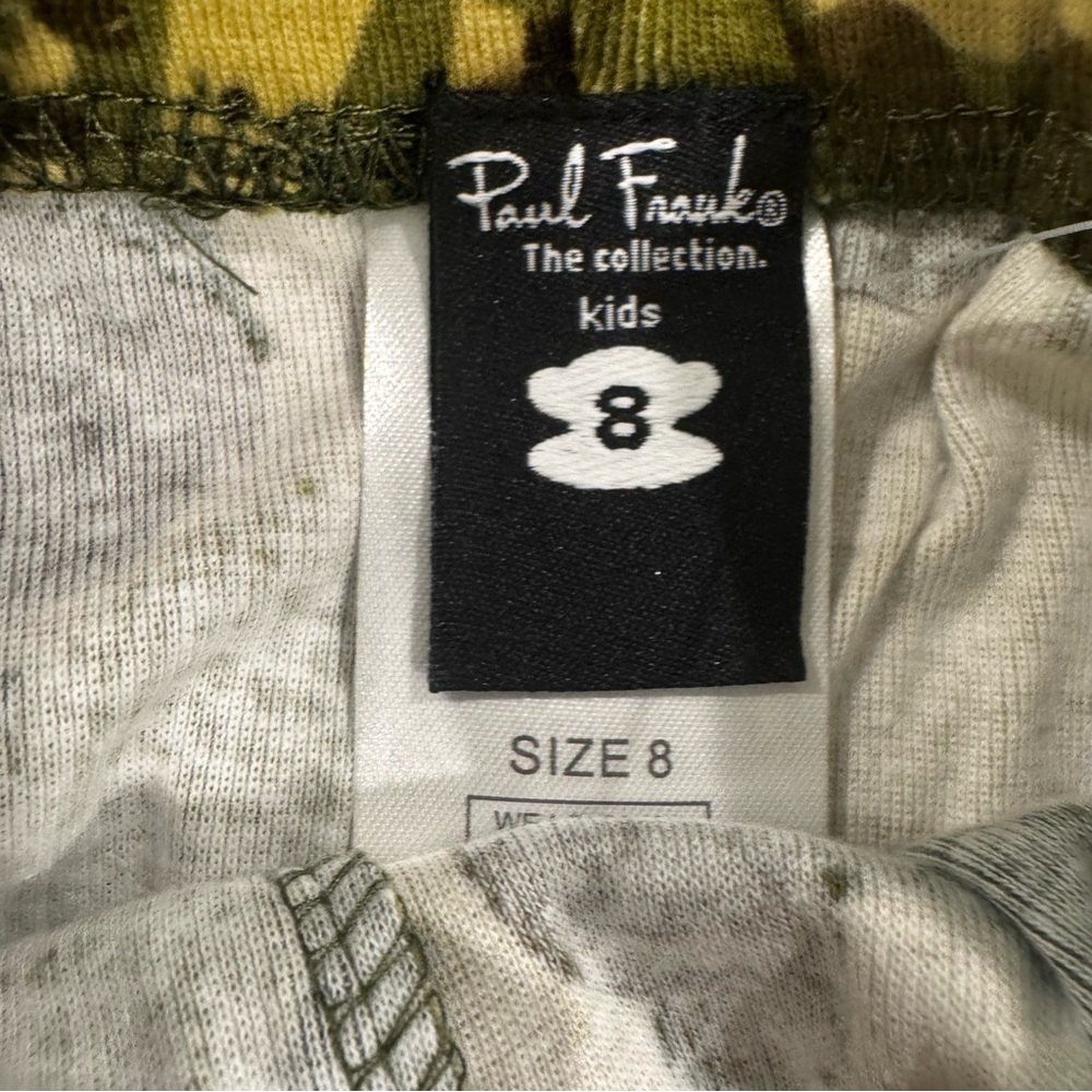 NWT Paul Frank boy pajama set camouflage size 8 - Picture 4 of 6
